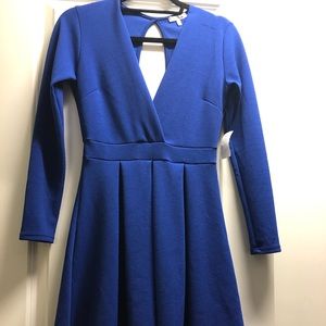 Royal blue skater dress